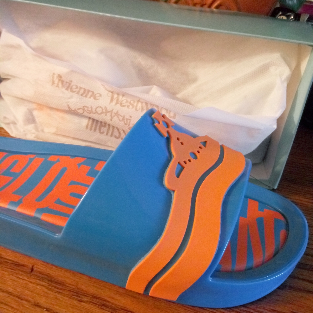 Melissa+Vivienne Westwood Algomania Slides NIB**FIRM